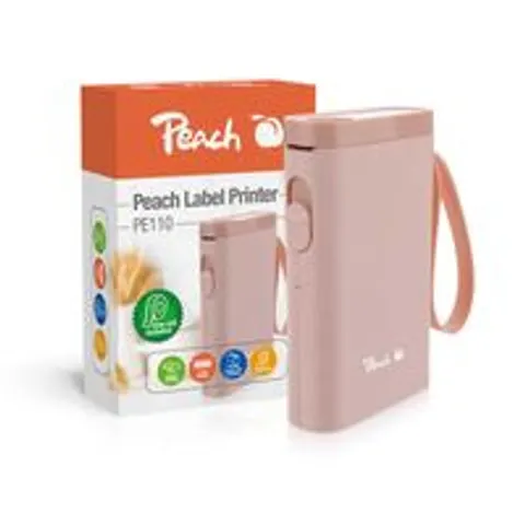 Peach Label Printer PE110 pink retail – Bild 2