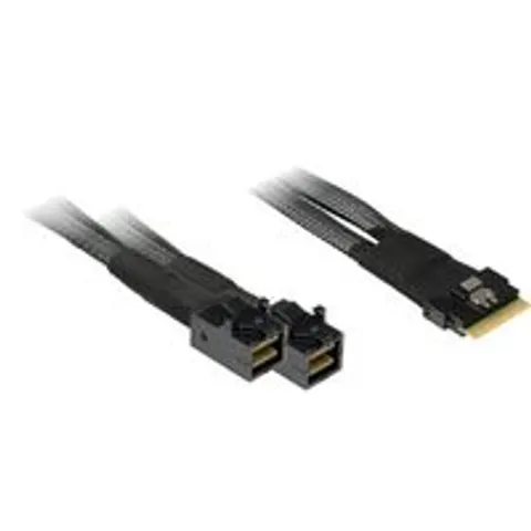Inter-Tech Kabel SFF 8654-8x - SFF 8643-2x 0,75m – Bild 2