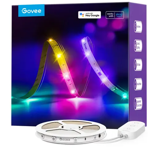Govee RGBIC Basic LED Strip Lights - 5M Beleuchtung – Bild 2