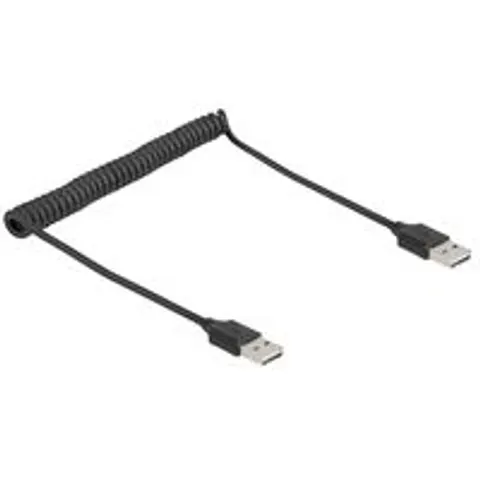 Delock Spiralkabel EASY-USB 2.0 Typ-A Stecker zu EASY-USB – Bild 2