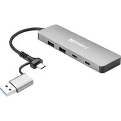 SANDBERG USB-C/A to 2xUSB-A+2xUSB-C Hub – Bild 3
