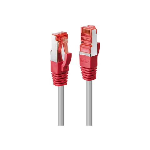 LINDY Patchkabel Cat6 CrossOver S/FTP grau/rot 7.50m – Bild 3