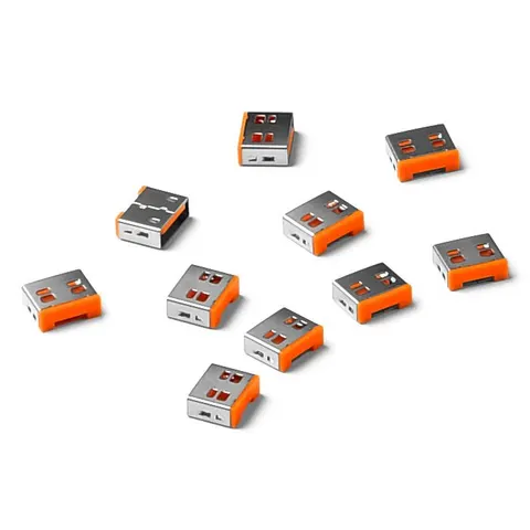 SmartKeeper Basic "USB-A Port" Blocker orange 10 Stk. – Bild 3
