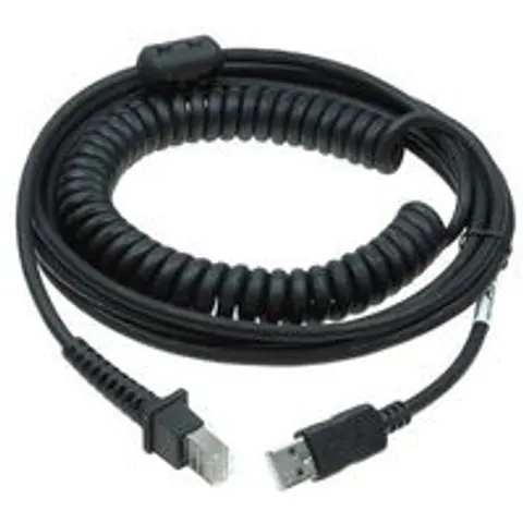 Datalogic USB-Kabel - 5 m - gewickelt - Schwarz – Bild 2