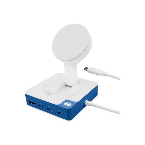 Hyper® HyperDrive Flex MagCharge Dockingstation USB-C Hub weiß/blau – Bild 3