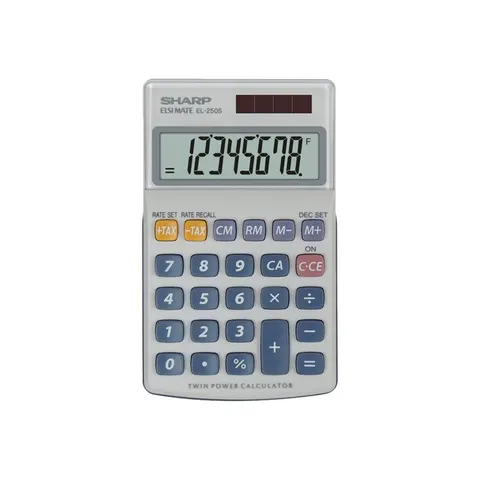 Sharp Taschenrechner EL-250 S Solar/ Battery – Bild 3