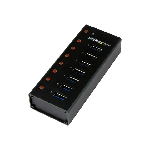 STARTECH 7 Port USB 3.0 Hub – Schwarz – Bild 2