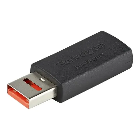 StarTech.com USB-Datenblocker - Secure Charge USB-Schutz - keine Datenübertragung - Charge/Power-Only-Adapter für Handy/Tablet (USBSCHAAMF) – Bild 2
