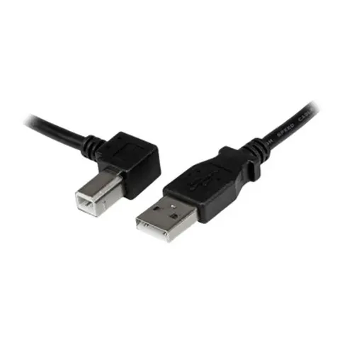 STARTECH 1m Left Angle USB B Cable – Schwarz – Bild 2