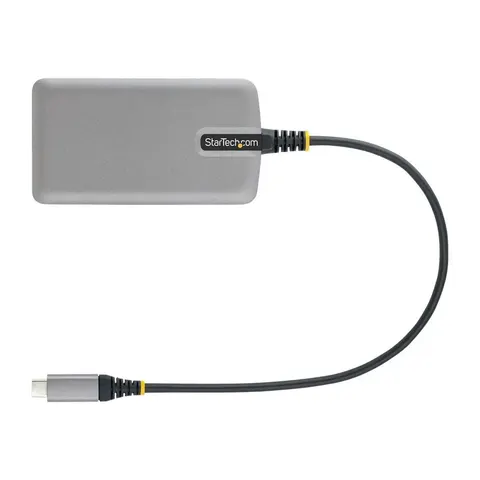 STARTECH 3 Port USB C Hub mit Ethernet – Space-grau – Bild 3