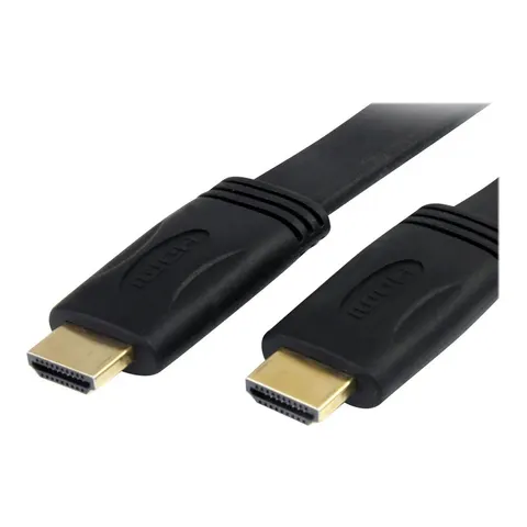 STARTECH 6ft Flat HDMI Cable M/M – Schwarz – Bild 3