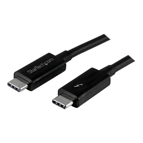 STARTECH 1m Thunderbolt 3 20Gbps Cable – Schwarz – Bild 2