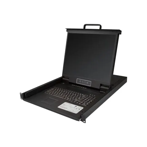 STARTECH 8-Port Rackmount KVM Console – Schwarz – Bild 2
