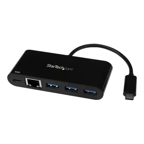 STARTECH USB-C auf Ethernet Adapter mit – Schwarz – Bild 2