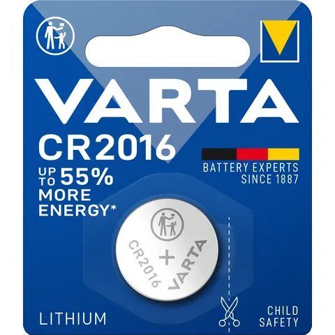 VARTA Lithium Knopfzelle CR2016 – Bild 3