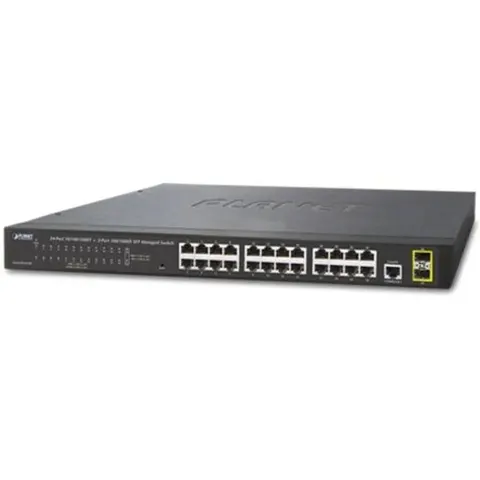 PLANET 24-Port Layer 2 Managed Gigabit Ethernet Switch + – Bild 1