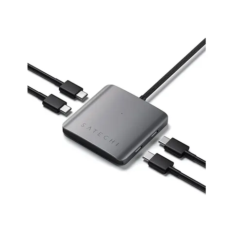 Satechi USB-C PD Hub (4 in 1), Space Grau – Bild 3