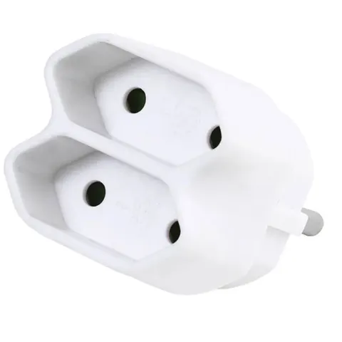 2-fach Schuko / Euro Adapter (7295) – Bild 2