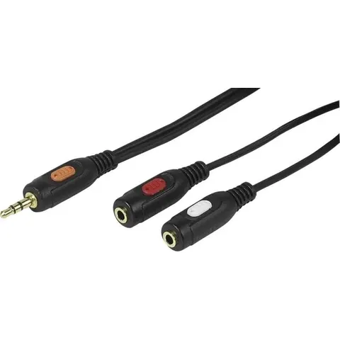 Y-Adapter Klinke, stereo, 0,2m (46051) – 504006 – Bild 2