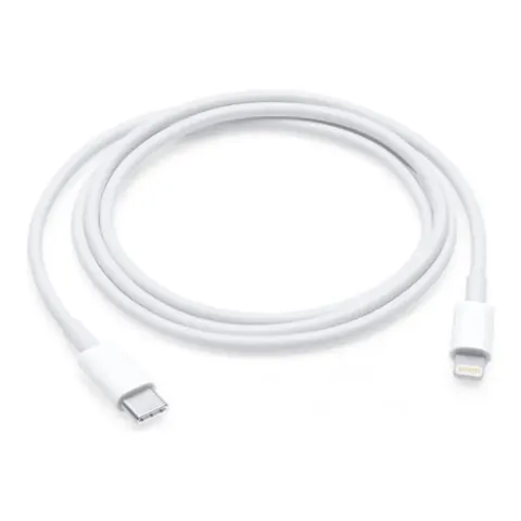 USB2.0 Anschlusskabel Typ C - Lightning, weiß 1m – Bild 2