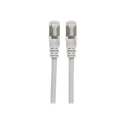 INTELLINET Patchkabel Cat6a-Stecker/Cat7-Rohkabel 0,25m grau – Bild 2