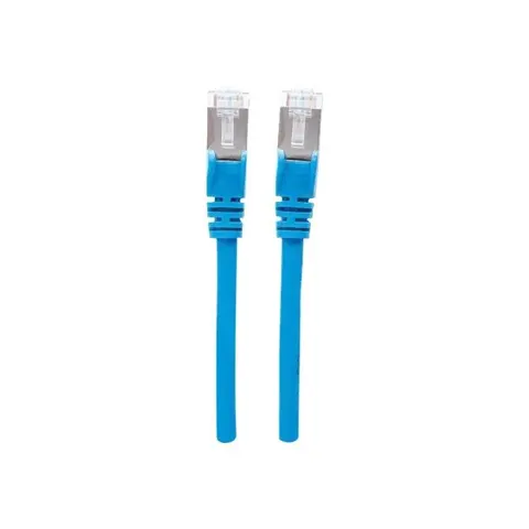 INTELLINET Patchkabel Cat6a-Stecker/Cat7-Rohkabel 1,5m blau – Bild 2