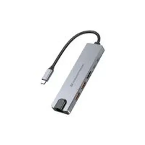 CONCEPTRONIC 6-1 Dock USB-C->HDMI/2xUSB-A/USB-C/+ 25cm si – Bild 2