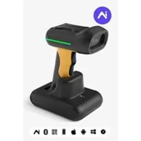 inateck Barcodescanner 75S Black Kit Wireless 2D IP67 – Bild 2
