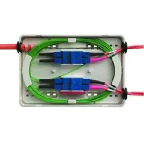 Telegärtner Micro-Spleißbox, 4 x SC Duplex Kupplung – Bild 2