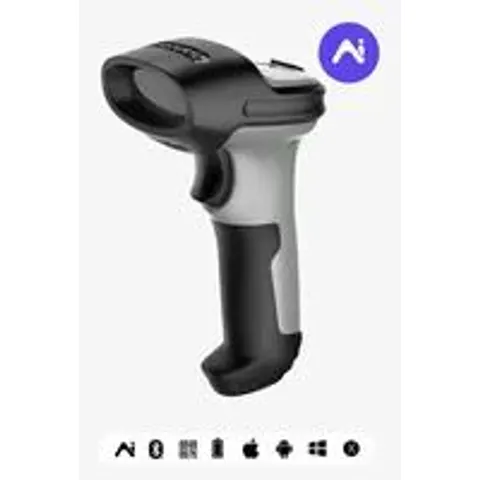 inateck Barcodescanner 72 Gray Kit Wireless 2D – Bild 2