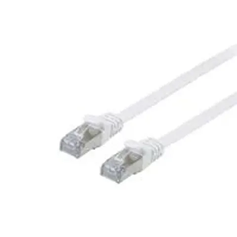 Equip Cat.6A U/FTP Flat Patchkabel, 3m, Weiß – Bild 3