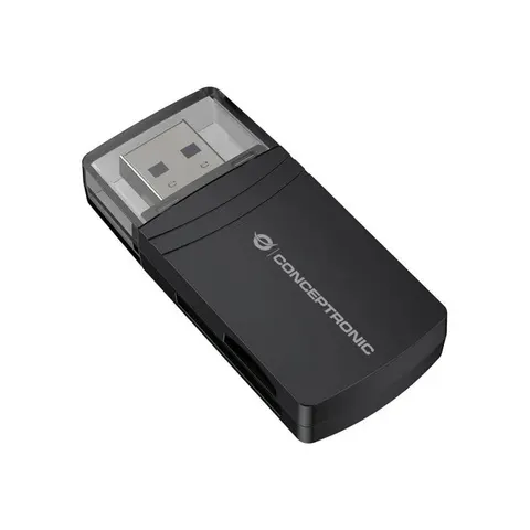 CONCEPTRONIC Kartenleser USB-A3.2->TF/Micro-SD4.0 schwarz – Bild 3