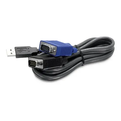 TRENDnet KVM Kabel USB /VGA 3m – Bild 2