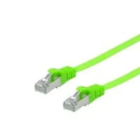 Equip Cat.6A U/FTP Flat Patchkabel, 1m, Grün – Bild 2