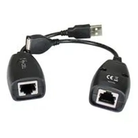 Techly USB Extenderüber Cat.5e/6 max. - Kabel - Digital/Daten – Bild 2