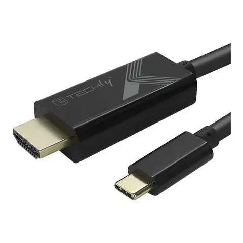 TECHLY Adapter Kabel USB-C M auf HDMI M – Bild 2