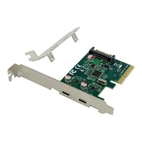 CONCEPTRONIC 4xPCIe3.0 Card 2xUSB-C3.2 Gen2 10Gbps – Bild 2