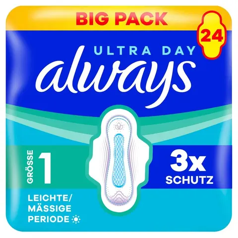 Always - Ultra Day Damenbinden Normal (Grösse 1), 24 Stk – Bild 2