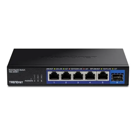 TRENDnet TEG-S5061 - Version v1.0R - Switch - unmanaged – schwarz – Bild 3