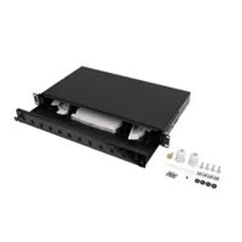 LANBERG 19" Fiber Patchpanel 1U 12xSC SIMPLEX/12xLC DUPLEX s – Bild 2