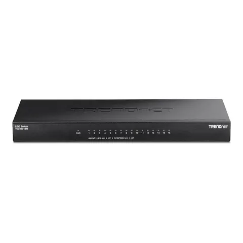 TRENDnet Switch 16-Port 2.5G Unmanaged 19" – Bild 2
