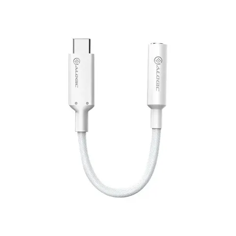 Alogic USB Adapter USB-C -> 3,5mm Audio 0,1m weiß – Bild 2