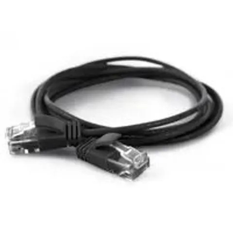 Wantec Patchkabel UTP CAT6a d=2,8mm 1,00m schwar – Bild 2