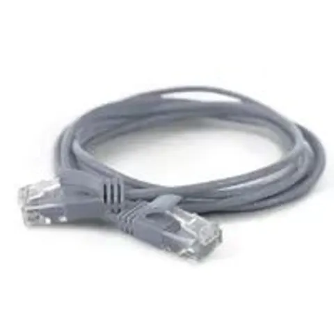 Wantec Patchkabel UTP CAT6a d=2,8mm 0,10m grau – Bild 2