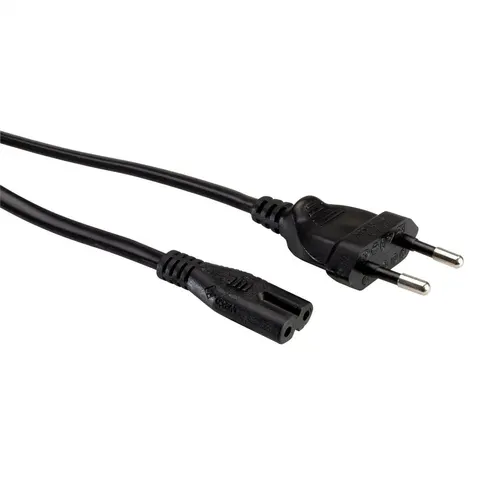 VALUE Netzkabel Euro-Flachstecker 5m – Bild 2