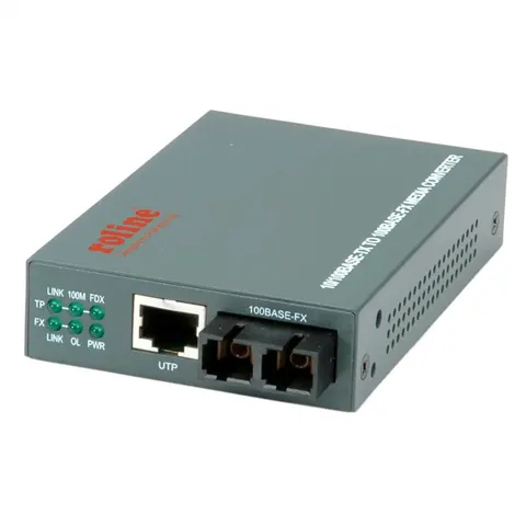 ROLINE Fast Ethernet Konverter RJ-45 - SC, Loop-back – Bild 2
