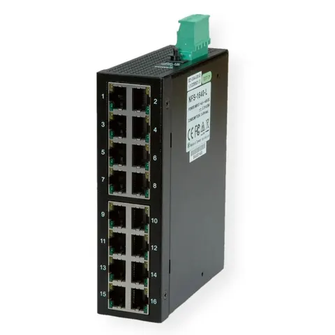 ROLINE Industrie Switch 16x RJ-45, unmanaged – Bild 2