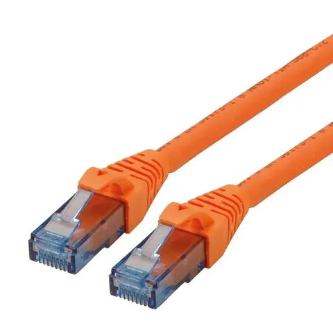 ROLINE Patchkabel Cat.6A UTP, Component Level, LSOH, orange, 5 m – Bild 2