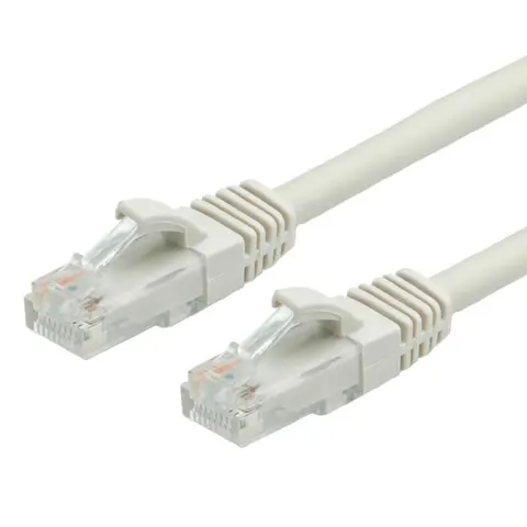 VALUE Patchkabel Cat.6A (Class EA) UTP, grau, 0,5 m – Bild 2