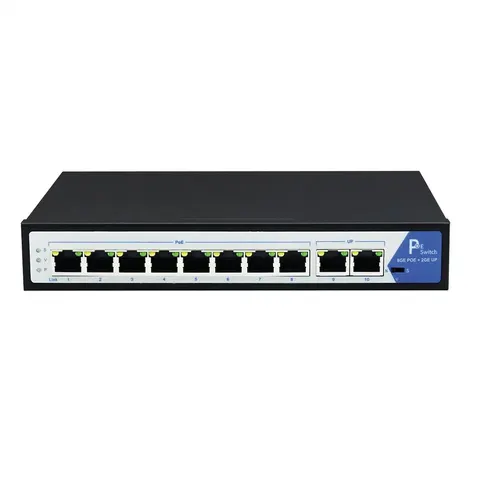 VALUE PoE+ Gigabit Ethernet Switch, 8+2 Ports – Bild 2